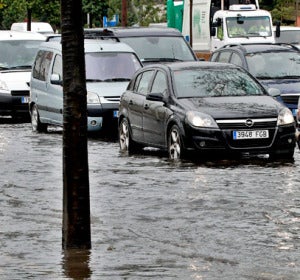 Tromba de agua en Barcelona