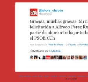 Twitter de Chacón