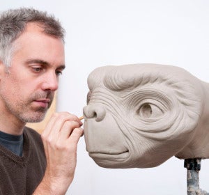 reconstrucción de E.T