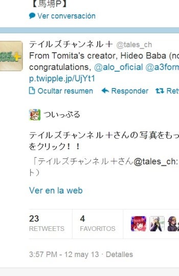 Hideo Baba felicita a Alonso en Twitter