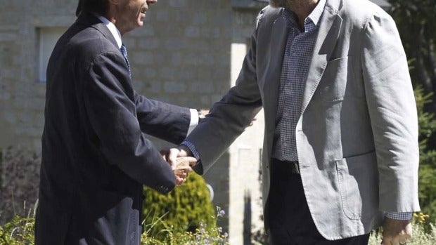 Aznar recibe a Rajoy