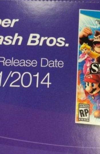 Super Smash Bros Wii U noviembre