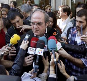 Gabilondo en la marcha del 7-N