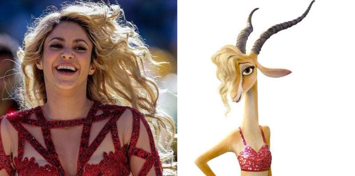 Shakira en Zootopia de Disney
