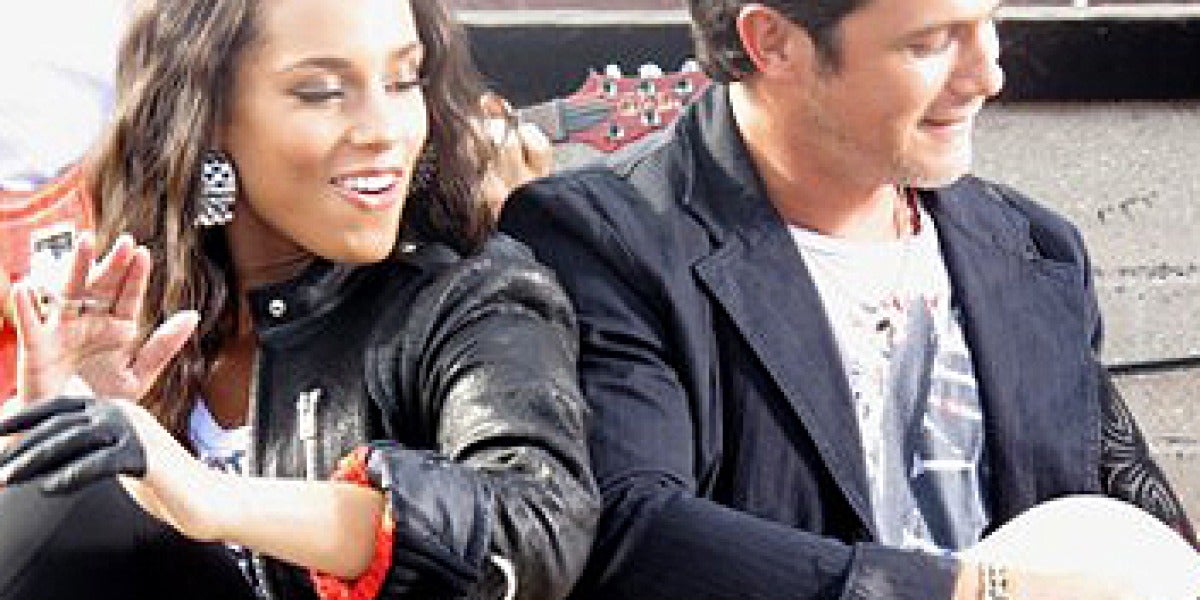 Alicia Keys y Alejandro Sanz