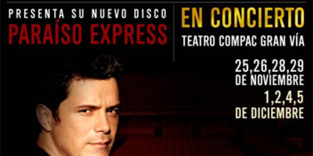 Alejandro Sanz en concierto