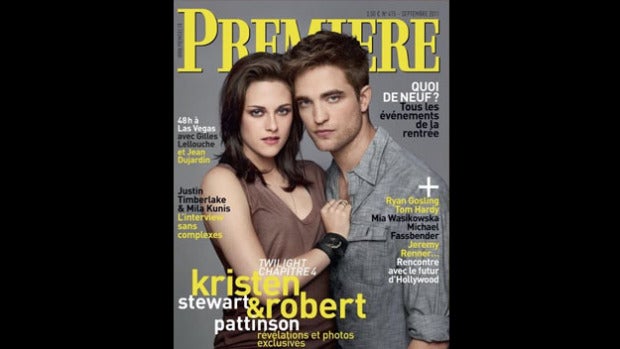 Kristen Stewart y Robert Pattinson en portada