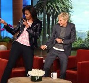 Michelle Obama y Ellen De Generes