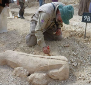 Sarcófago hallado en Egipto