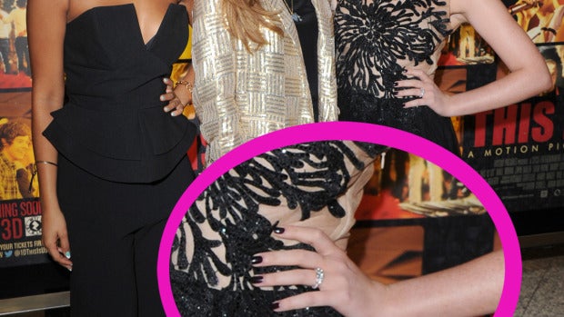 Perrie Edwards presumió de anillo de compromiso