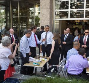 Barack Obama y el liderazgo republicano en el Congreso