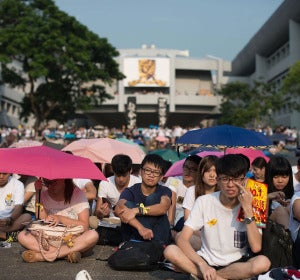 sentada del Occupy Central