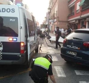 La Policía Nacional en el lugar de los hechos