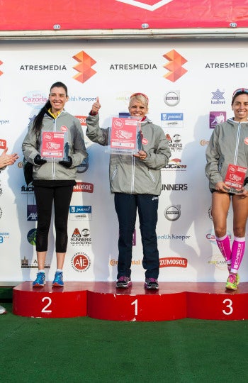 Ganadoras modalidad 5 km femenina de la 7ª Carrera Ponle Freno 