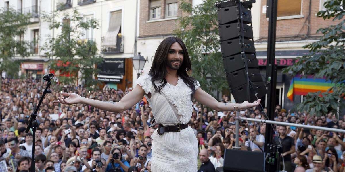 Conchita Wurst en Chueca