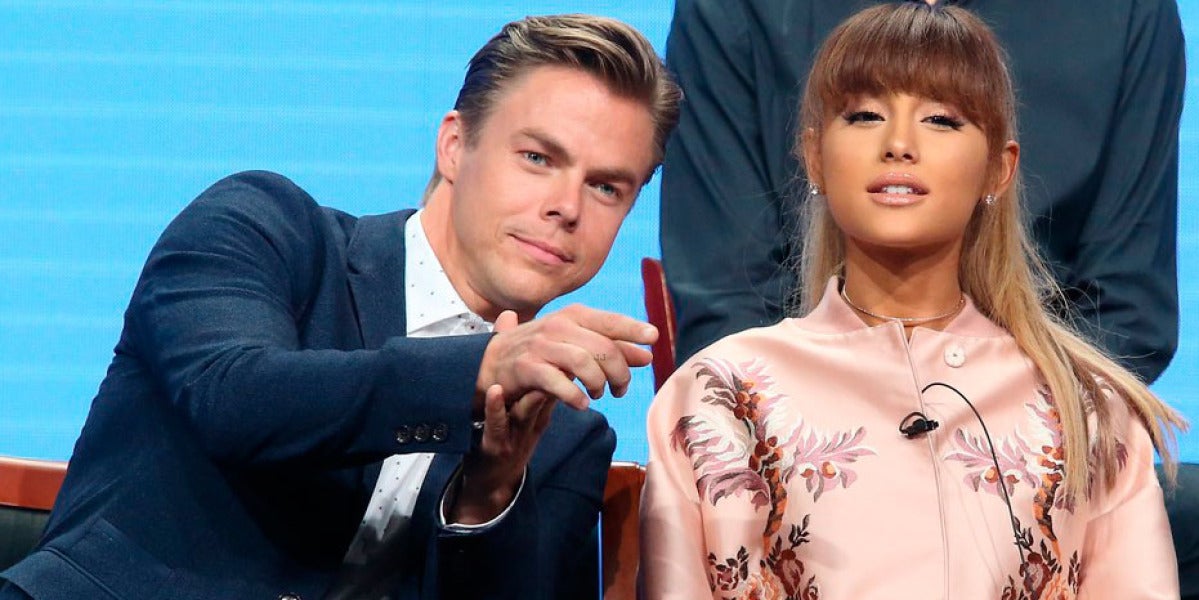 Ariana Grande en la rueda de prensa de Hairspray Live