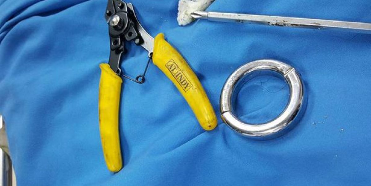Herramientas utilizadas para liberar el pene del tailandés