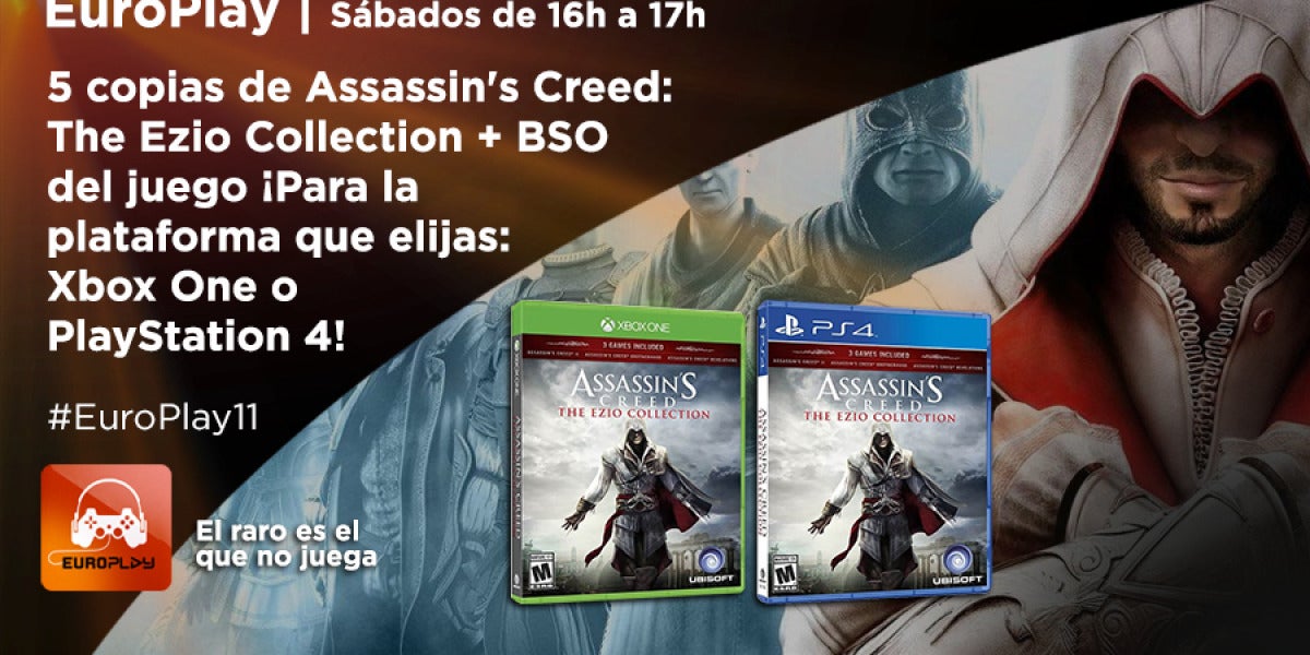 Concurso #EuroPlay11. Consigue el videojuego Assassin's Creed