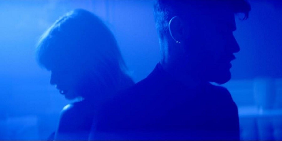 Taylor Swift y Zayn en el vídeo de 'I don't wanna live forever'