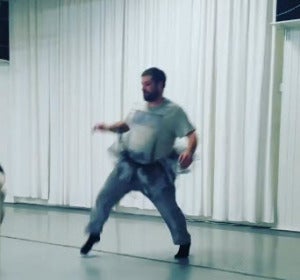 Un padre en la clase de ballet de su hija Un padre en la clase de ballet de su hija