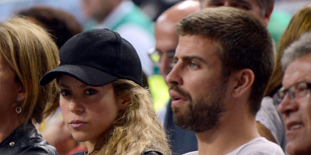 Piqué y Shakira en un evento