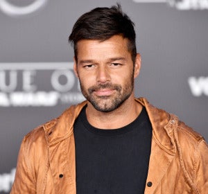 Ricky Martin durante la presentación de una película Ricky Martin durante la presentación de una película