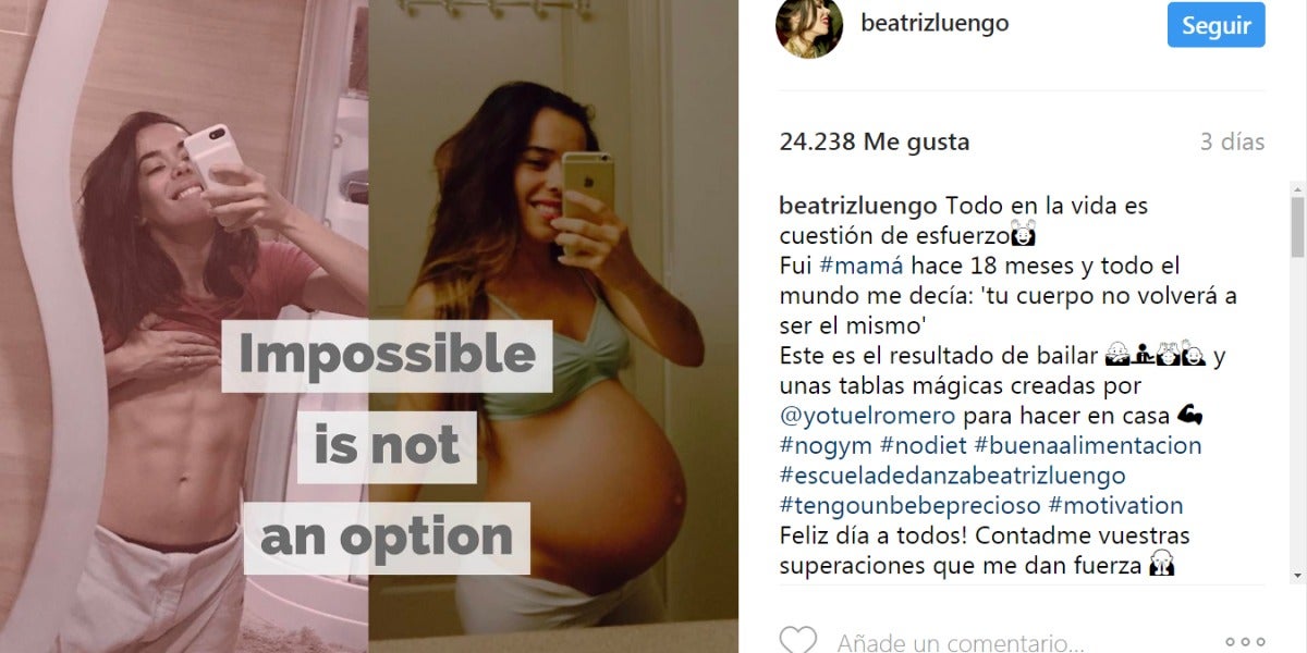 La recuperación de Beatriz Luengo