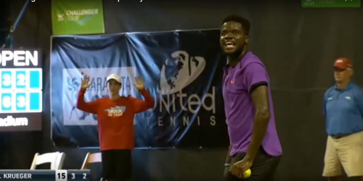 Gemidos en el encuentro entre Francis Tiafoe y Mitchell Krueger