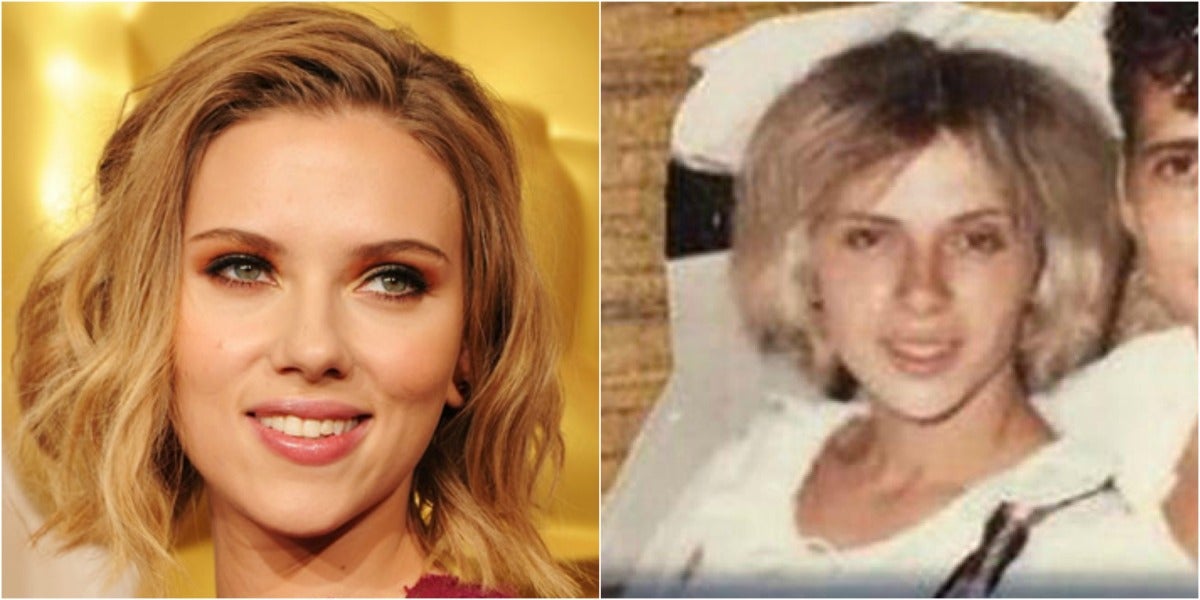 A la izquierda Scarlett Johansson y a la derecha Geraldine