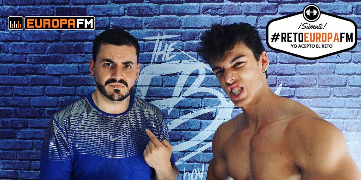 Juanma Romero se suma al #retoEuropaFM con el asesoramiento de Ernest The Fitness Boy