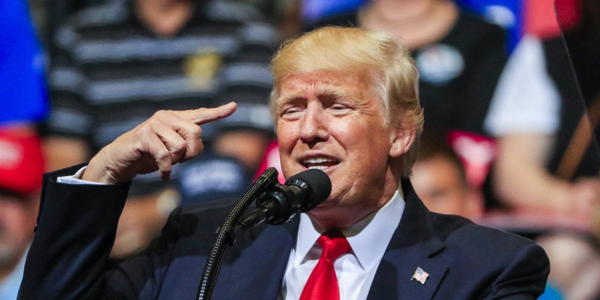 Donald Trump, presidente de los Estados Unidos