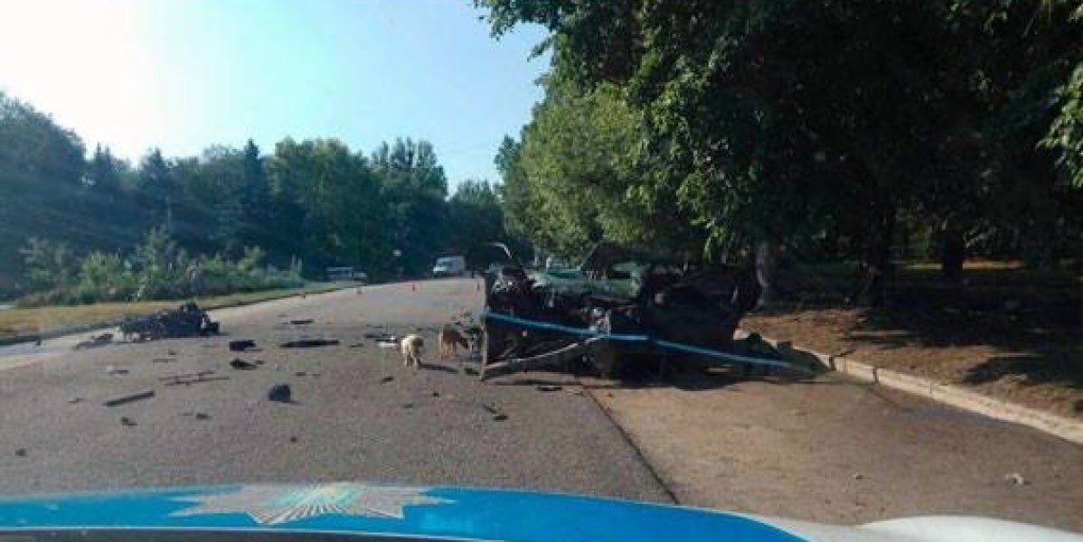 El coche en el que murieron las dos jóvenes