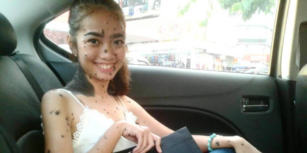 Evita tras presentarse a Miss Universo