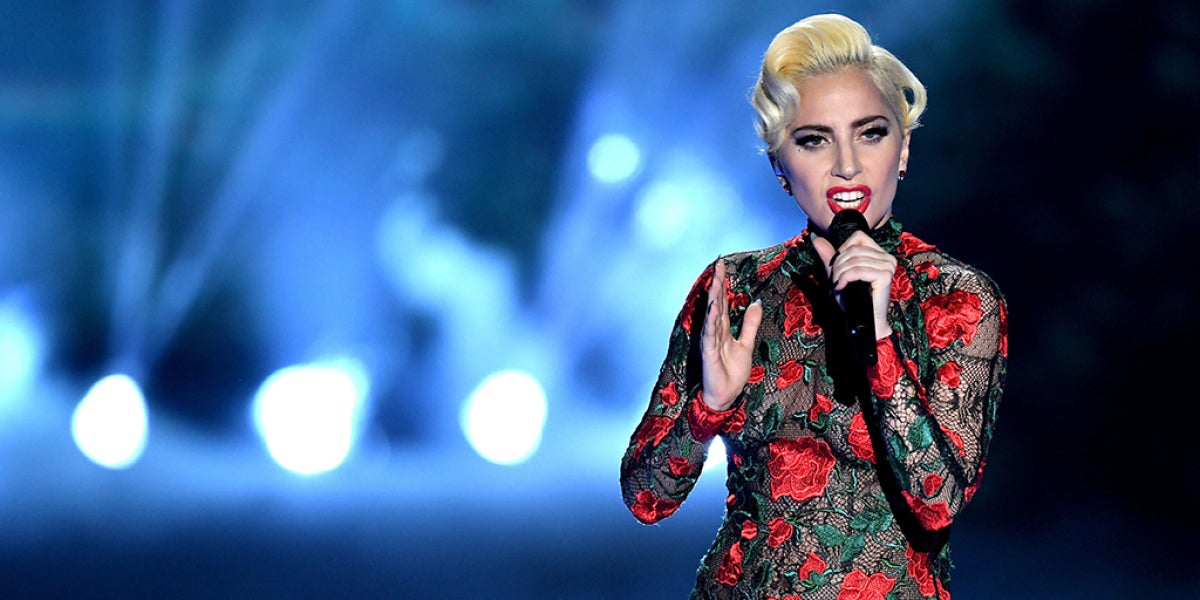 Lady Gaga en el desfile de Victoria's Secret