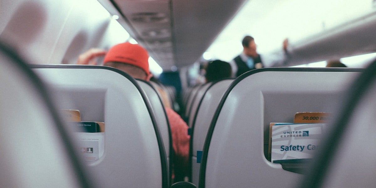 Asientos de un avión