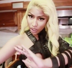 Nicki Minaj en el set de rodaje del videoclip de 'Krippy Krush' Nicki Minaj en el set de rodaje del videoclip de 'Krippy Krush'