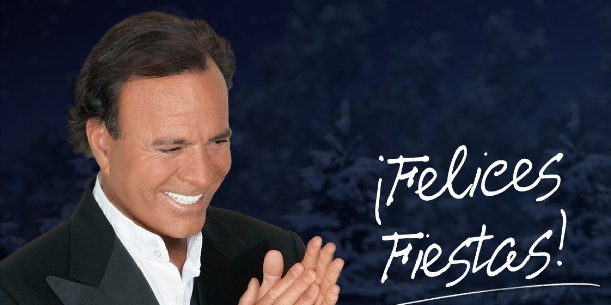 Julio Iglesias felicita la Navidad a sus seguidores