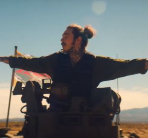 Post Malone en el vídeo de 'Psycho' Post Malone en el vídeo de 'Psycho'