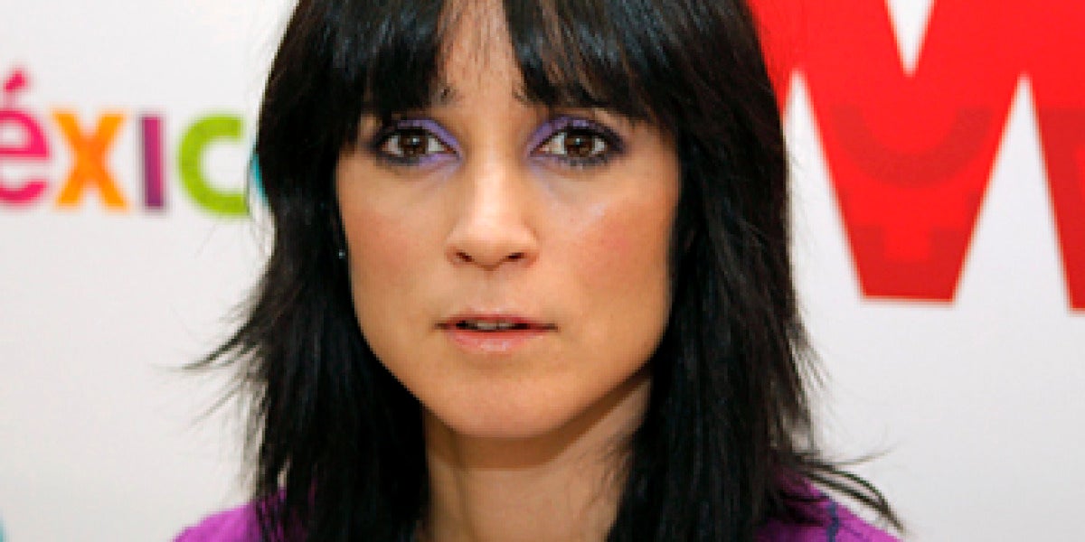 Julieta Venegas en la presentación de la gira