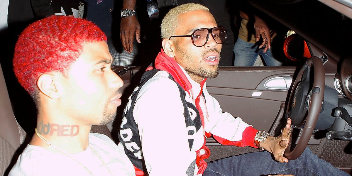 Chris Brown de fiesta en Los Ángeles
