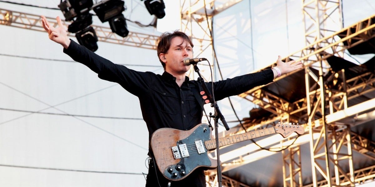 Alex Kapranos durante un concierto en 2013