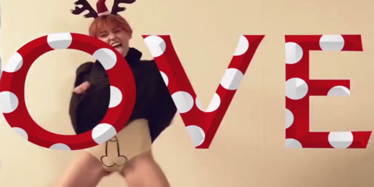 Y ella no podía hacer una felicitación cualquiera