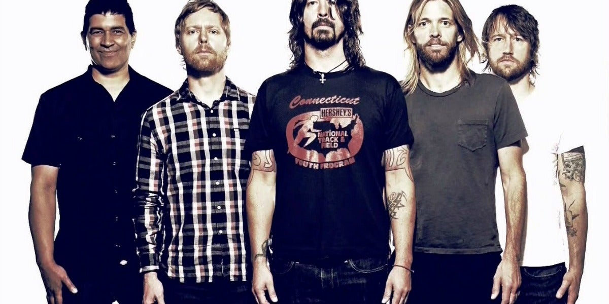 El grupo de rock Foo Fighters
