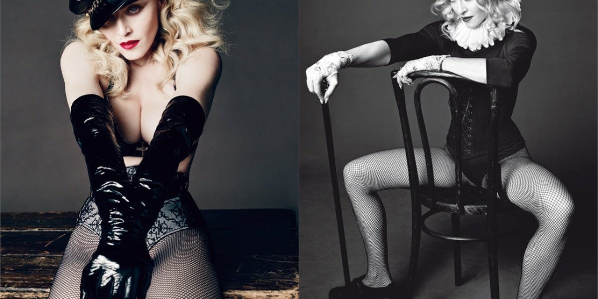 Las fotos de Madonna para L'Uomo Vogue