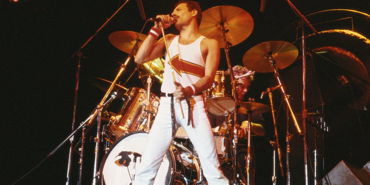 Freddie Mercury, líder del grupo Queen
