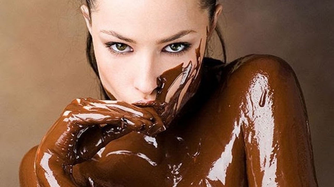Chocolate pussy creaming