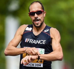 Yohann Diniz al finalizar una de las carreras de los Juegos Olímpicos Yohann Diniz al finalizar una de las carreras de los Juegos Olímpicos