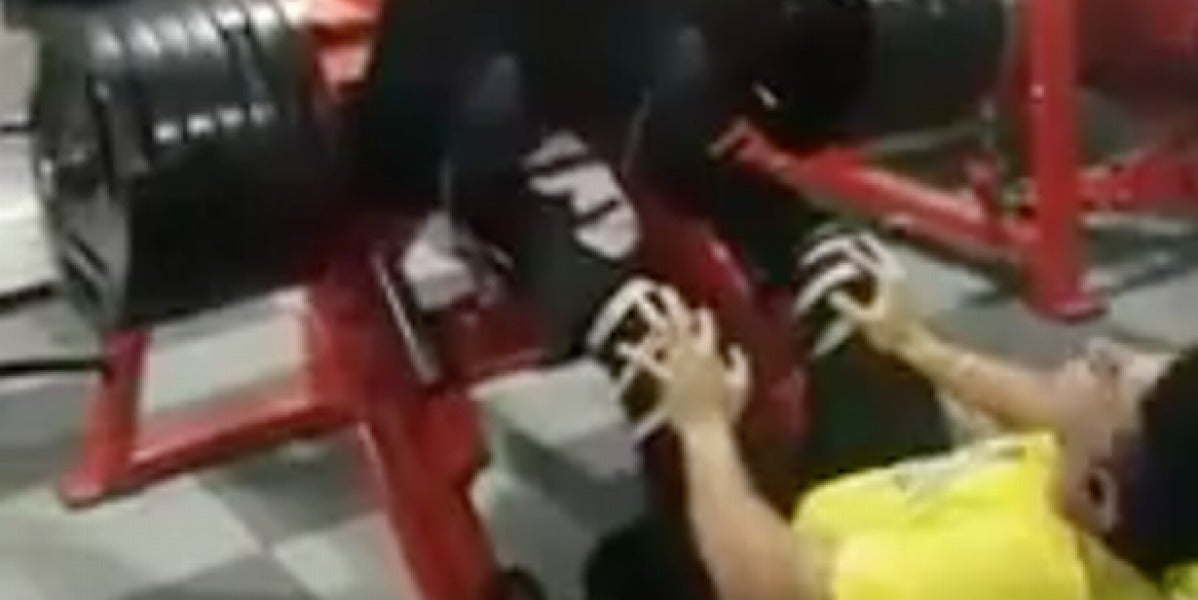Terrible lesión durante un entrenamiento