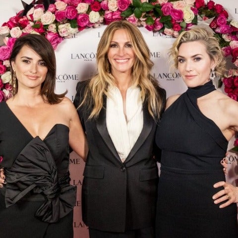 Penélope Cruz, Julia Roberts y Kate Winslet durante una fiesta en Mónaco