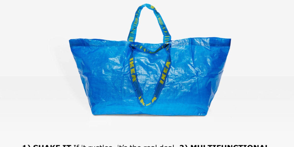 La campaña de Ikea para identificar una bolsa FRAKTA